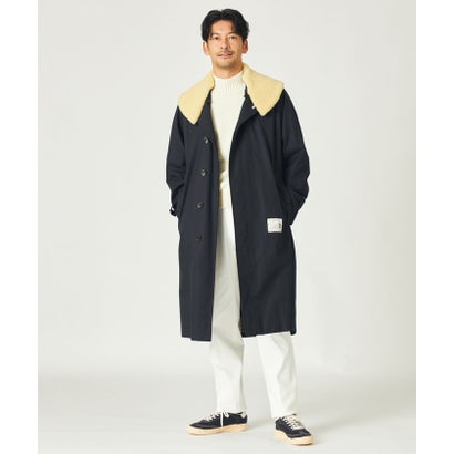 サンヨーコート SANYOCOAT ＜Maison MIHARA YASUHIRO×SANYOCOAT＞ベルテッドバルマカーンコート （ネイビー）｜詳細画像