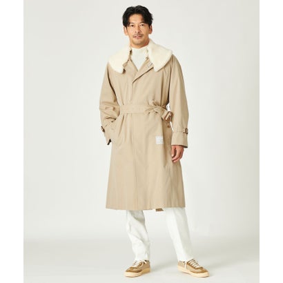 サンヨーコート SANYOCOAT ＜Maison MIHARA YASUHIRO×SANYOCOAT＞ベルテッドバルマカーンコート （ネイビー）｜詳細画像