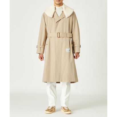 サンヨーコート SANYOCOAT ＜Maison MIHARA YASUHIRO×SANYOCOAT＞ベルテッドバルマカーンコート （ネイビー）｜詳細画像