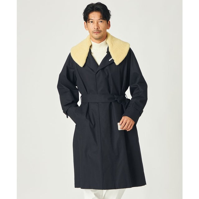 ＜Maison MIHARA YASUHIRO×SANYOCOAT＞ベルテッドバルマカーンコート （ネイビー）