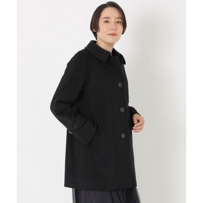 サンヨーコート SANYOCOAT 【AMARC掲載】＜Rain Wool＞バルマカーンコート（ミドルレングス） （ブラック）｜詳細画像