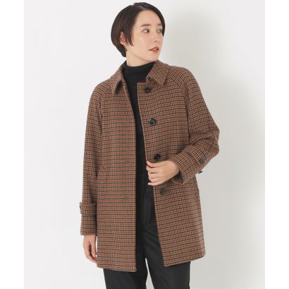 サンヨーコート SANYOCOAT 【AMARC掲載】＜Rain Wool＞バルマカーンコート（ミドルレングス） （ブラウン）｜詳細画像