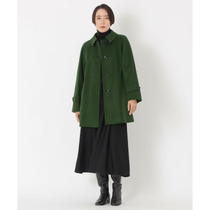 サンヨーコート SANYOCOAT 【AMARC掲載】＜Rain Wool＞バルマカーンコート（ミドルレングス） （グリーン）｜詳細画像