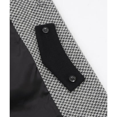 サンヨーコート SANYOCOAT ＜Rain Wool＞バイカラーバルマカーンコート （グレー）｜詳細画像