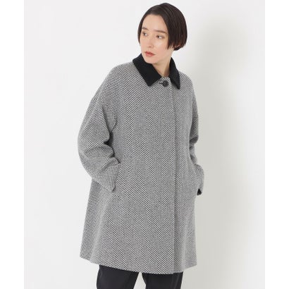 サンヨーコート SANYOCOAT ＜Rain Wool＞バイカラーバルマカーンコート （グレー）｜詳細画像