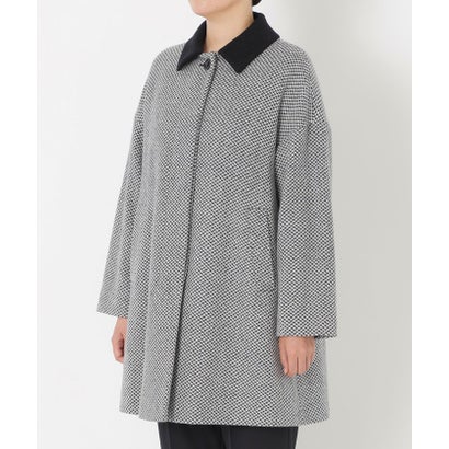 サンヨーコート SANYOCOAT ＜Rain Wool＞バイカラーバルマカーンコート （グレー）｜詳細画像