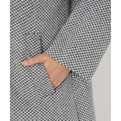 サンヨーコート SANYOCOAT ＜Rain Wool＞バイカラーバルマカーンコート （グレー）｜詳細画像