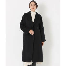 ＜Premium Rain Wool＞ベルテッドチェスターコート （ブラック）