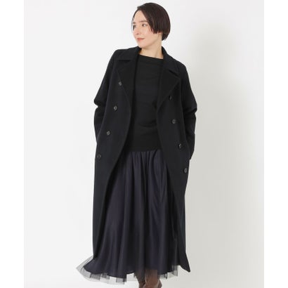 サンヨーコート SANYOCOAT 【AMARC掲載】＜Premium Rain Wool＞ダブルブレストコート （ブラック）｜詳細画像