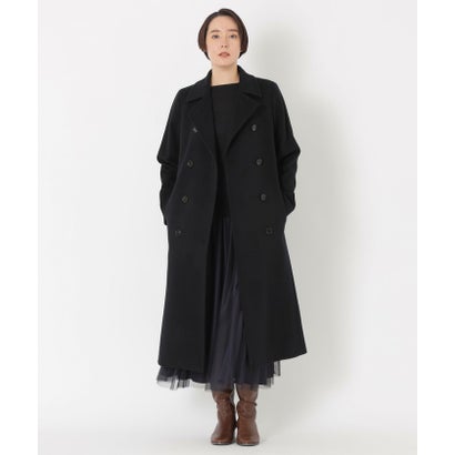 サンヨーコート SANYOCOAT 【AMARC掲載】＜Premium Rain Wool＞ダブルブレストコート （ブラック）｜詳細画像