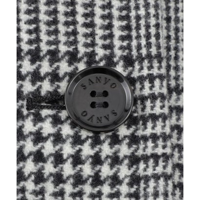 サンヨーコート SANYOCOAT 【AMARC掲載】＜Premium Rain Wool＞ダブルブレストコート （ブラック）｜詳細画像