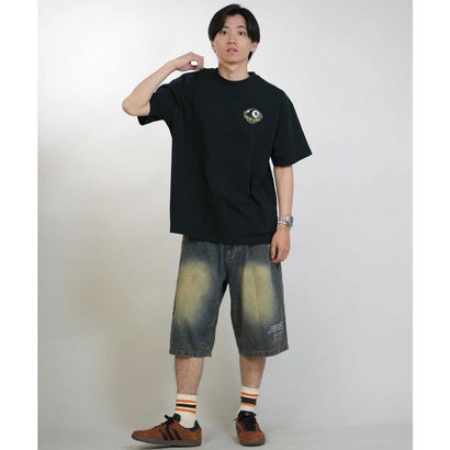 ハーフパンツ ショートパンツ メンズ デニムショーツ 502262501 ムラサキスポーツ限定 （BKCW）｜詳細画像