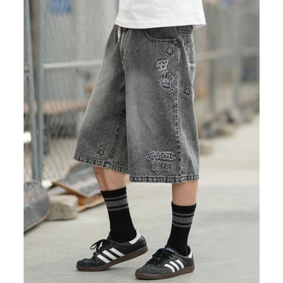 ハーフパンツ ショートパンツ メンズ デニムショーツ 502262501 ムラサキスポーツ限定 （BKCW）｜詳細画像