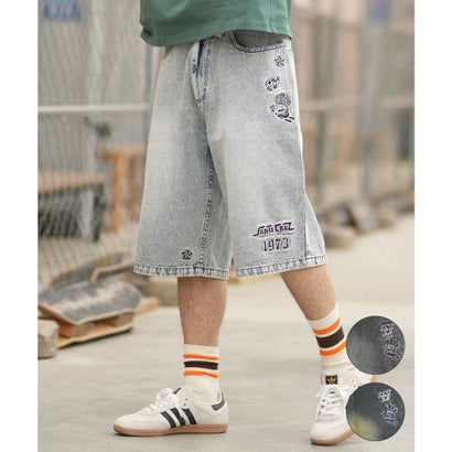 ハーフパンツ ショートパンツ メンズ デニムショーツ 502262501 ムラサキスポーツ限定 （BKCW）｜詳細画像
