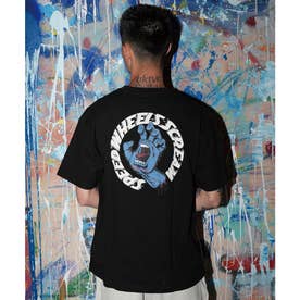半袖 Tシャツ メンズ バックプリント SPEED WHEELS （BLACK）