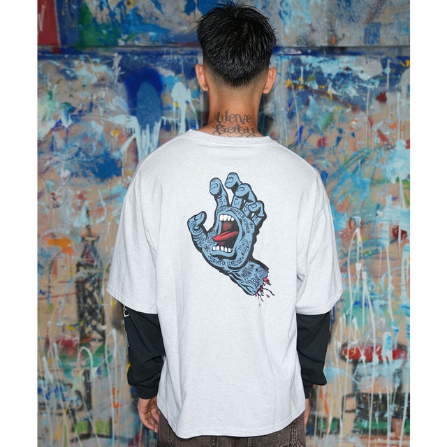 長袖 Tシャツ ロンT メンズ レイヤード 重ね着風 （SLVGY）