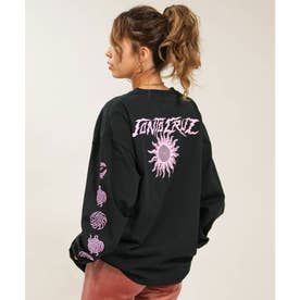 長袖 Tシャツ ロンT レディース ロゴ バックプリント （OFFBK）