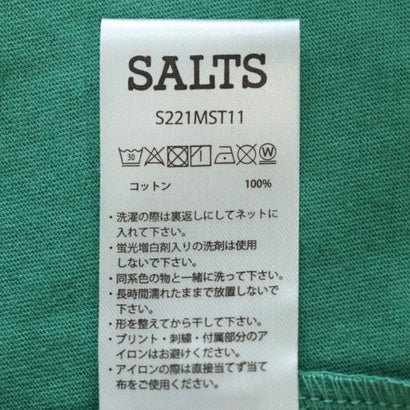ソルツ SALTS Tシャツ （SMOKEY GREEN）｜詳細画像