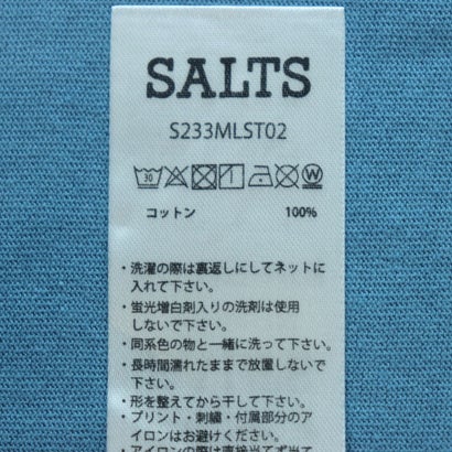 ソルツ SALTS カットソー （BLUE）｜詳細画像