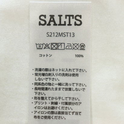 ソルツ SALTS Tシャツ （CHARCOAL）｜詳細画像