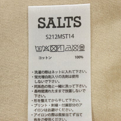 ソルツ SALTS Tシャツ （BEIGE）｜詳細画像