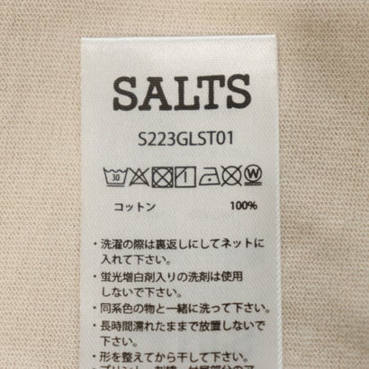 ソルツ SALTS カットソー （SAND BEIGE）｜詳細画像