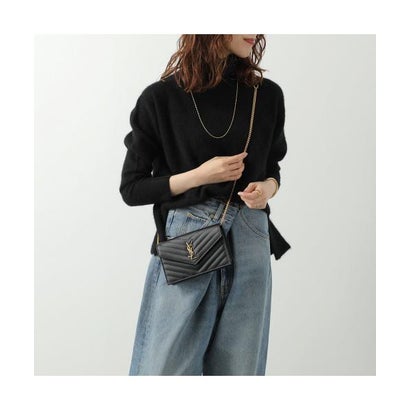 SAINT LAURENT ショルダーバッグ 857605 BOW01 （1000/NERO-ブラック）｜詳細画像