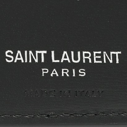 サンローラン SAINT LAURENT 二つ折り財布 カサンドラ ブラック メンズ SAINT LAURENT PARIS 453276 0SX0E 1000 （ブラック）｜詳細画像