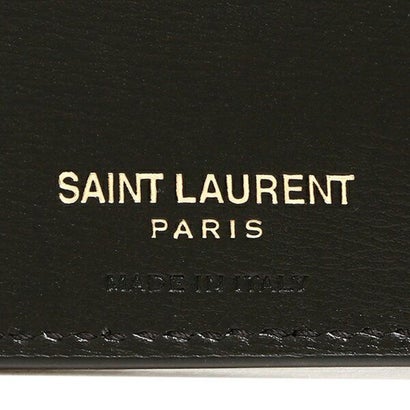 サンローラン SAINT LAURENT 二つ折り財布 モノグラム ブラック メンズ SAINT LAURENT PARIS 610193 02G0W 1000 （ブラック）｜詳細画像