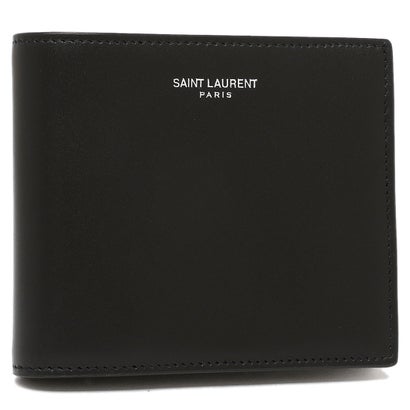 サンローラン SAINT LAURENT 二つ折り財布 ブラック メンズ SAINT LAURENT PARIS 396303 0U90N 1000 （BLACK）｜詳細画像