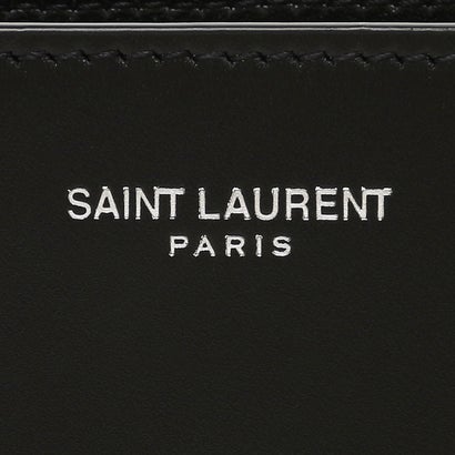 サンローラン SAINT LAURENT 二つ折り財布 ブラック メンズ SAINT LAURENT PARIS 396303 0U90N 1000 （BLACK）｜詳細画像