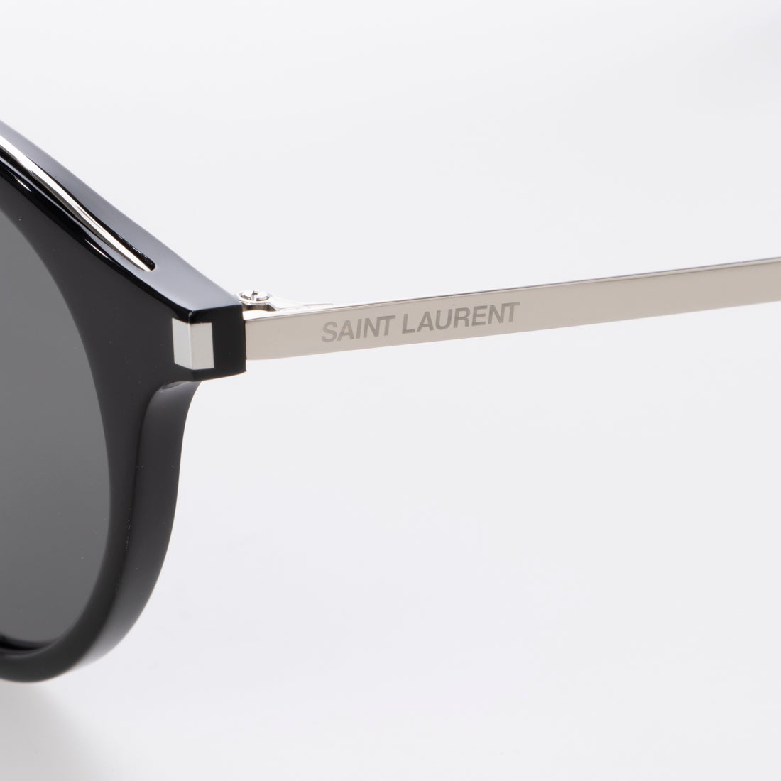 サンローラン SAINT LAURENT 偏光 サングラス レディース メンズ （ブラック/シルバースモーク） -ファッション通販