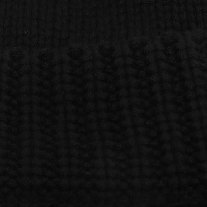 サンローラン SAINT LAURENT 帽子 ニット帽 ブラック レディース SAINT LAURENT PARIS 719417 3Y205 1000 （BLACK）｜詳細画像