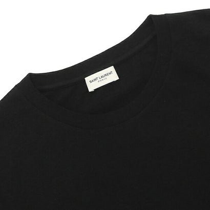 サンローラン SAINT LAURENT Tシャツ トップス ブラック レディース SAINT LAURENT PARIS 554298 Y2ZJ2 1000 （ブラック）｜詳細画像