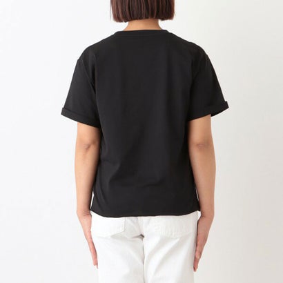 サンローラン SAINT LAURENT Tシャツ トップス ロゴ ブラック レディース SAINT LAURENT PARIS 460876 YB2DQ 1000 （ブラック）｜詳細画像