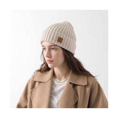 SAINT LAURENT ニット帽 A003ST 3Y206 リブ （9100/オフホワイト）｜詳細画像