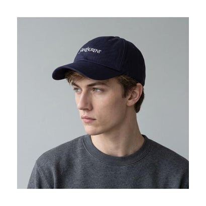 SAINT LAURENT キャップ A000TX 3YU61 ロゴ刺繡 （4178/ネイビー）｜詳細画像