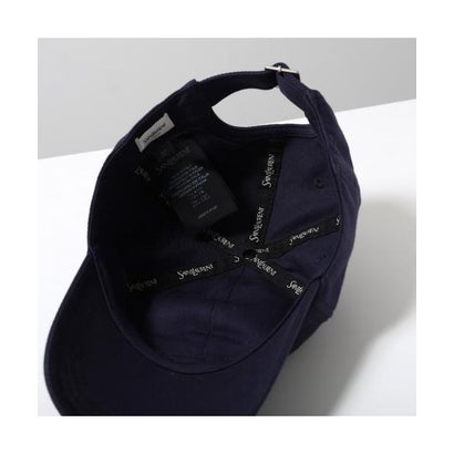 SAINT LAURENT キャップ A000TX 3YU61 ロゴ刺繡 （4178/ネイビー）｜詳細画像