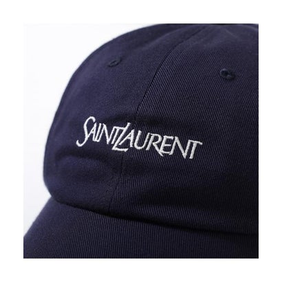 SAINT LAURENT キャップ A000TX 3YU61 ロゴ刺繡 （4178/ネイビー）｜詳細画像