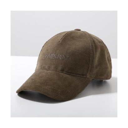 SAINT LAURENT キャップ 821737 3YR66 コーデュロイ （2980/カーキ）｜詳細画像