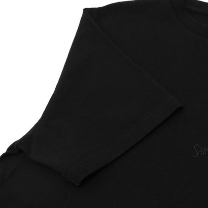 サンローラン SAINT LAURENT Tシャツ カットソー ブラック レディース SAINT LAURENT PARIS 747125 YB2XE 1000 （BLACK）｜詳細画像