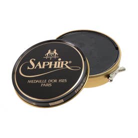 サフィールノワール Saphir Noir ビーズワックスポリッシュ 100ml【返品不可商品】 （ダークグリーン）
