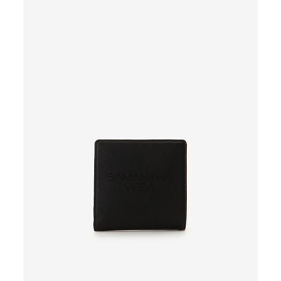 サマンサベガ SAMANTHAVEGA シンプルパンチングロゴBOX折財布 (ブラック)｜詳細画像