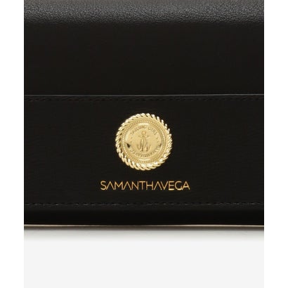 サマンサベガ SAMANTHAVEGA シンプルゴールドコイン長財布 (ネイビー)｜詳細画像