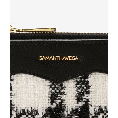 サマンサベガ SAMANTHAVEGA チェックハート型ミニマム財布 (ホワイト)｜詳細画像