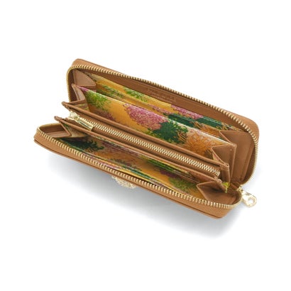 長財布 レディース 財布 ブランド 大容量 かわいい 可愛い おしゃれ 上品 ラウンドファスナー 小銭入れ カード沢山 猫 ネコ CAT BIJOU ラウンド束入れ PJA-W1461 （BLACK）｜詳細画像