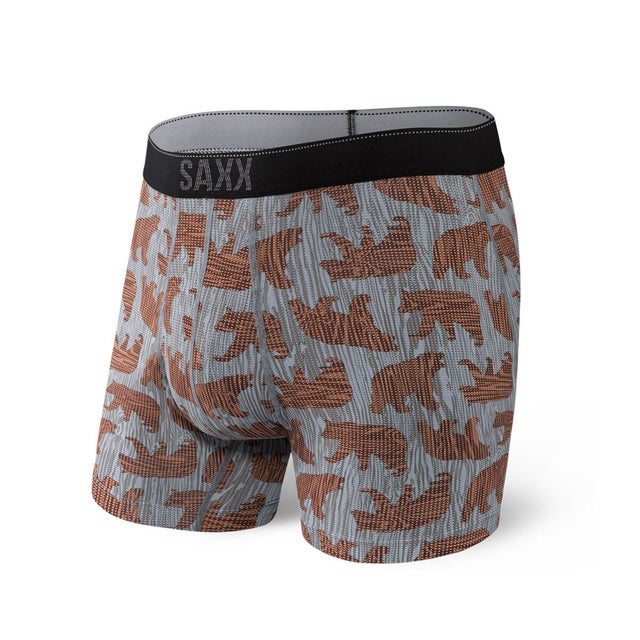 QUEST BOXER BRIEF FLY （GRAY）