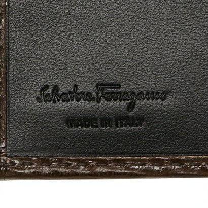 フェラガモ FERRAGAMO 二つ折り財布 リバイバル ブラウン ブラック メンズ FERRAGAMO 66A065 753617 （ブラウン）｜詳細画像