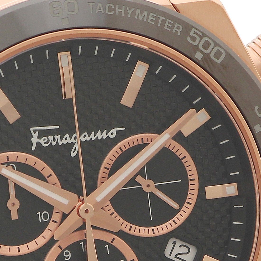 フェラガモ FERRAGAMO 時計 クォーツ ブラック メンズ FERRAGAMO SFHR00320  （文字盤：ブラックベルト：ブラックケース：ゴールド）