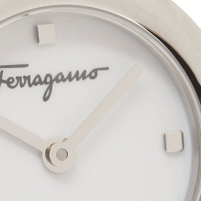 【2年保証】フェラガモ FERRAGAMO 時計 レディース バリナ 22mm クォーツ ホワイト ブラウン FERRAGAMO SFHT01222 レザー （ホワイト）｜詳細画像